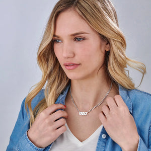 Bold Personalized Name Necklace Gold