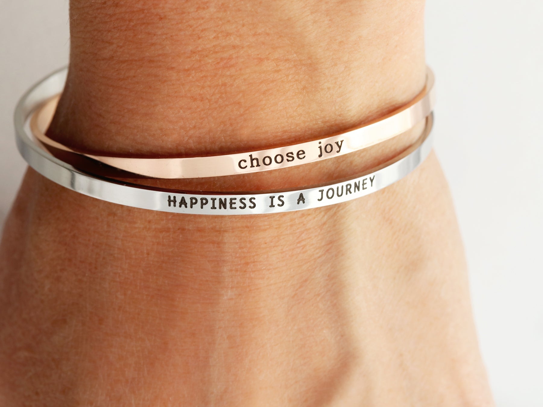 Engraved Custom Cuff Bracelet Silver