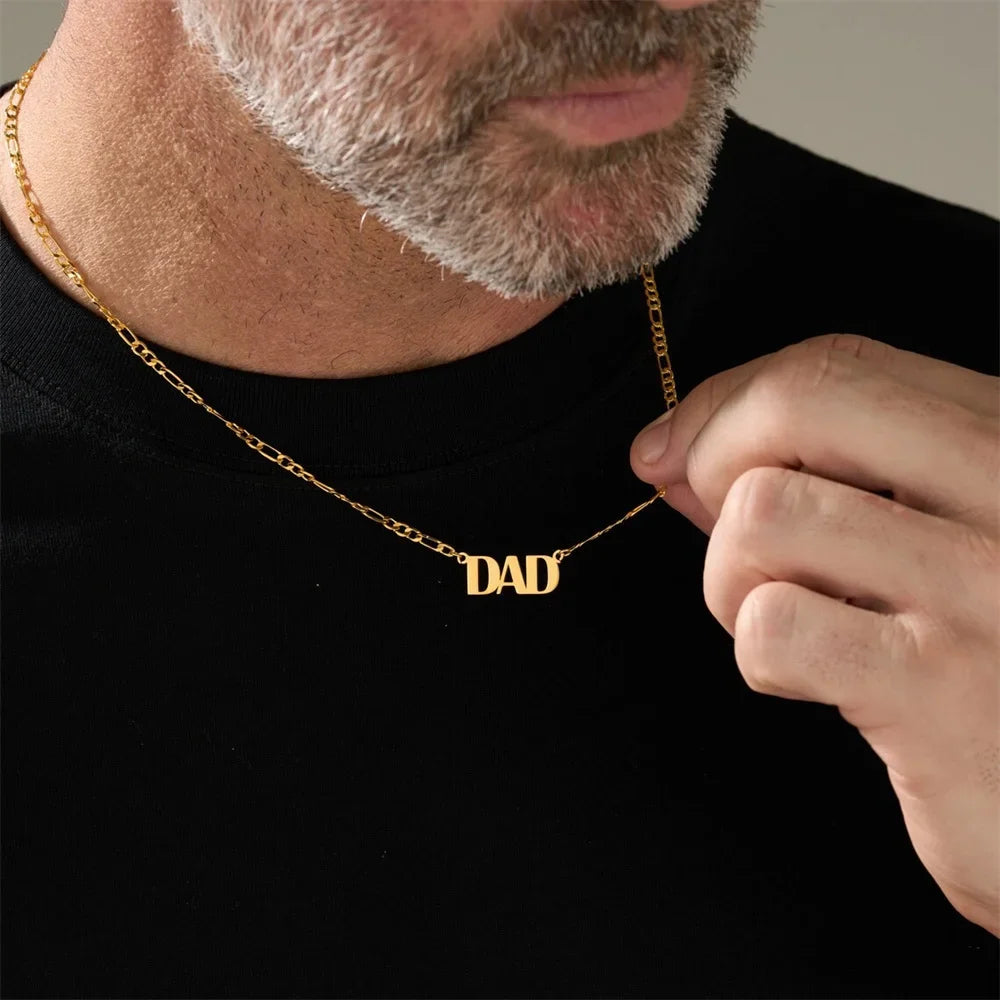 Figaro Name Necklace in Silver