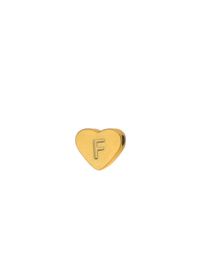 Minimalistic Heart Initial Necklace