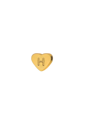 Minimalistic Heart Initial Necklace