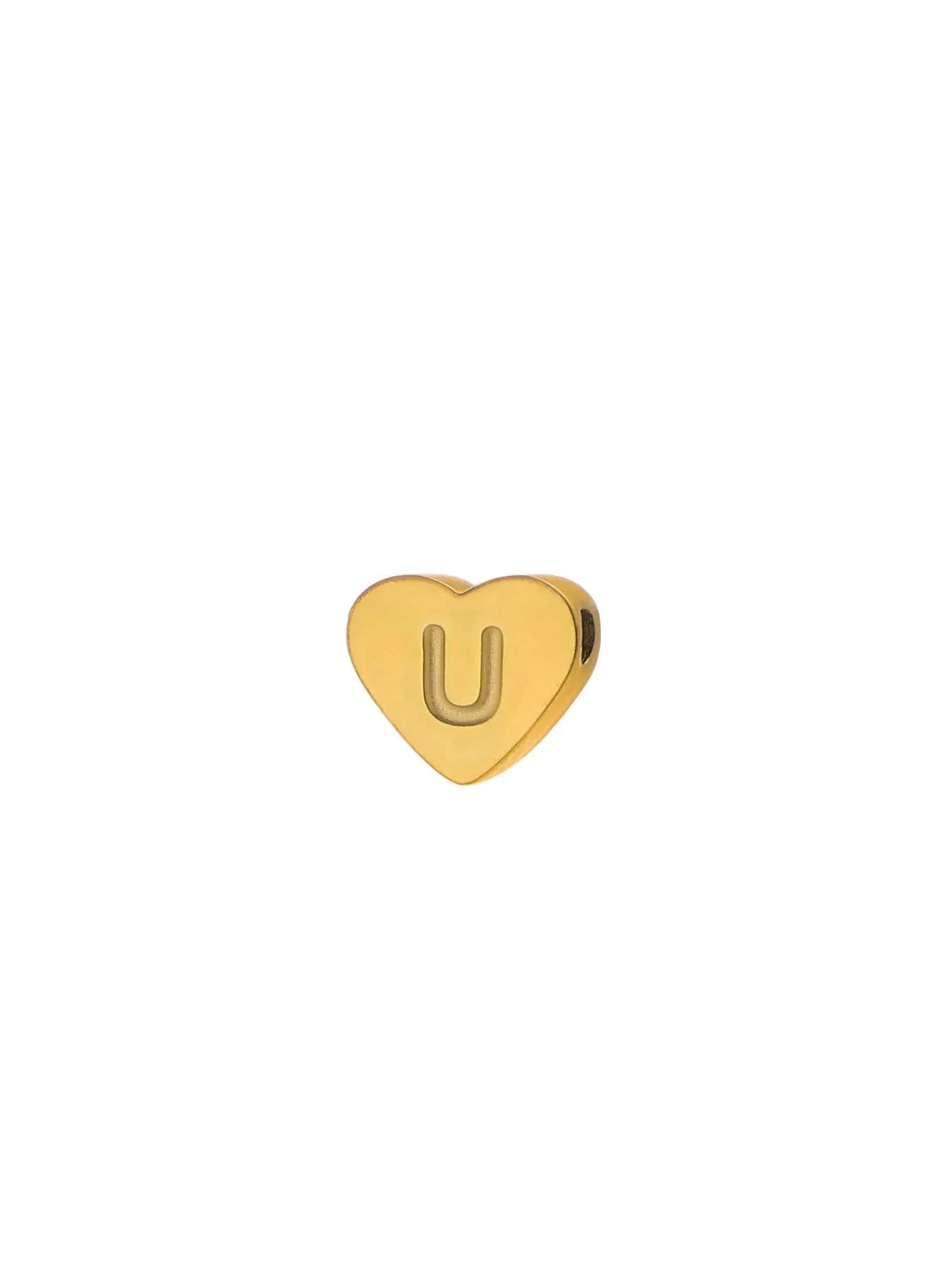 Minimalistic Heart Initial Necklace