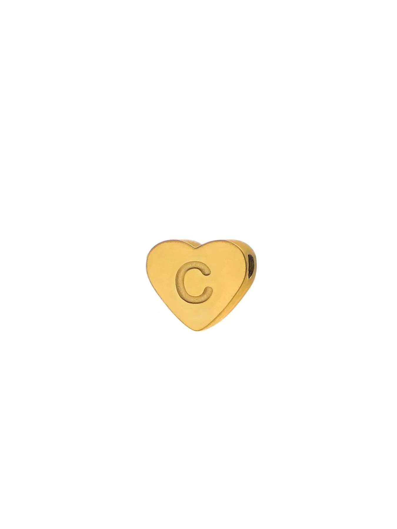 Minimalistic Heart Initial Necklace
