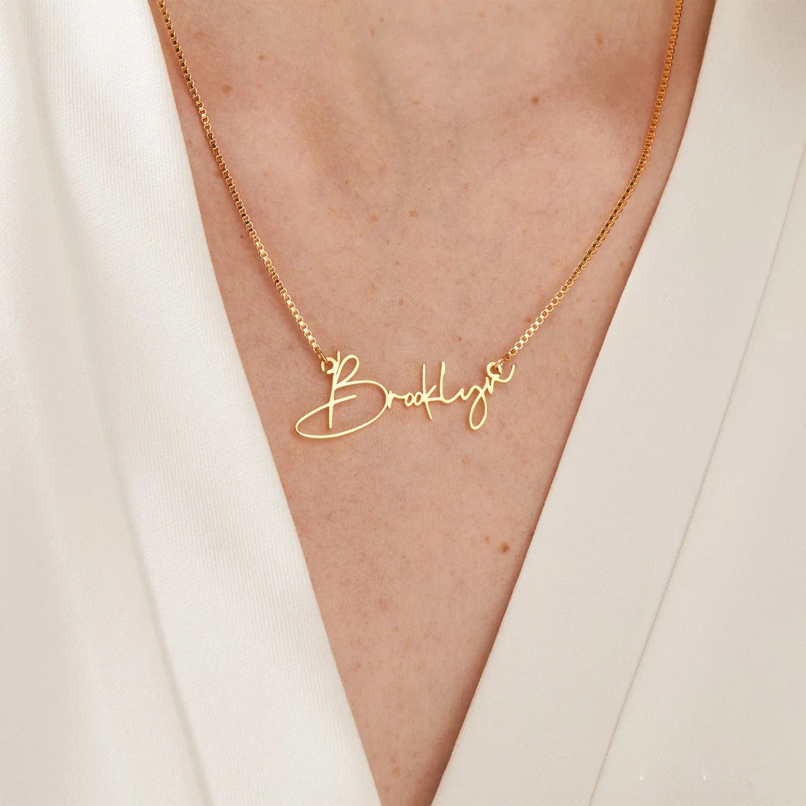 Paris Custom Name Necklace