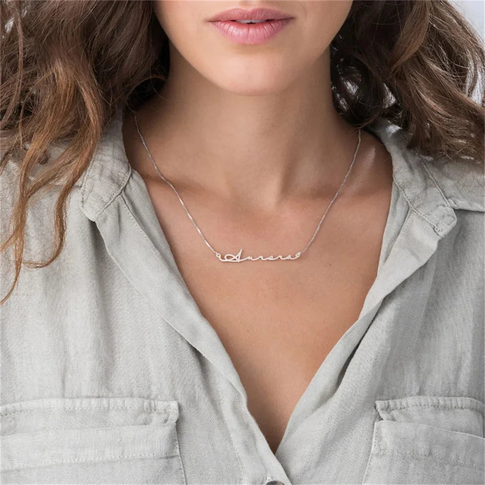 Paris Custom Name Necklace